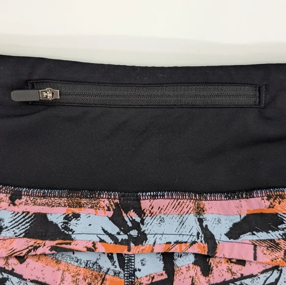 Lululemon Speed Up Shorts 2.5" Inversion Multi | Size 10 | Pink Orange Black - Picture 11 of 15